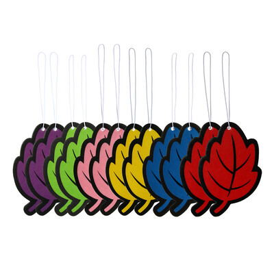 

Paper Air Freshener Hanging Car Perfumed Fragrance Leaf Sape Long Lasting Ideal for Car Boat Home