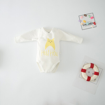 

new born babies cotton climbing long sleeve sleeping wear 2019 spring