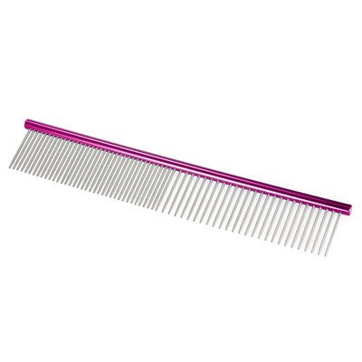 

HATELI 74" Pet Grooming Comb Coarse&Fine Double-end Pet Comb Pet Slicker Brush Deshedding Tool Little Comb Grooming Brush for