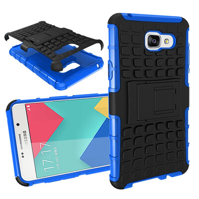 

Fivice Samsung A510A5 2016 Case TPU anti-fall tire pattern back clip bracket phone case