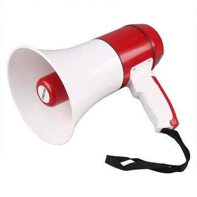 

SANTO high power handheld speaker amplifier handheld loudspeaker recording speaker recording 220 seconds large capacity battery tour guide outdoor training promotion standing 9689