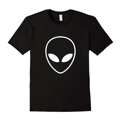 

White Alien Head T-shirt