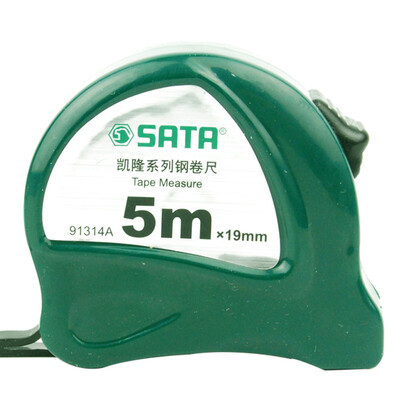 

SATA 91316A серии Kailong 7,5 м 7.5mx25mm инструмент выдвижной стальной ленты линейка кассета рулетка