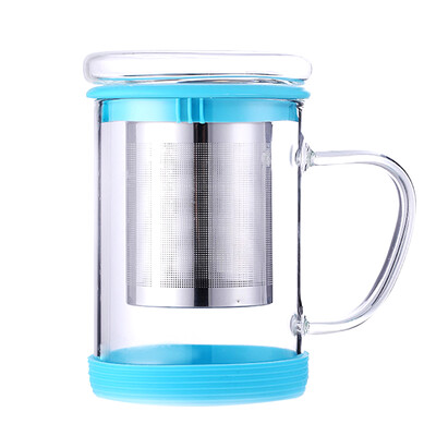 

Jingdong Supermarket] Youjia stainless steel filter glass Han think cup 400ML brown U-2017-Z