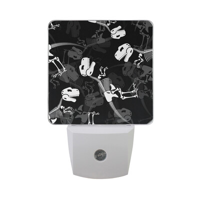 

ALAZA LED Night Light With Smart Dusk To Dawn SensorDinosaur Sketch Stylish Plug In Night Light