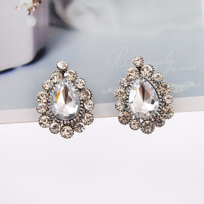 

2019 European trendy rhinestone style droplet earrings earrings family women mothers gift earring jewelry