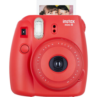 

Fuji (FUJIFILM) клюква камеры INSTAX мгновенных камеры MINI8
