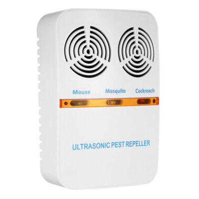 

Double-Horn Electromagnetic Ultrasonic Mouse Insect Control Repeller Plug-in Electric Pest Bug Mosquito Cockroach Repeller AC110-2