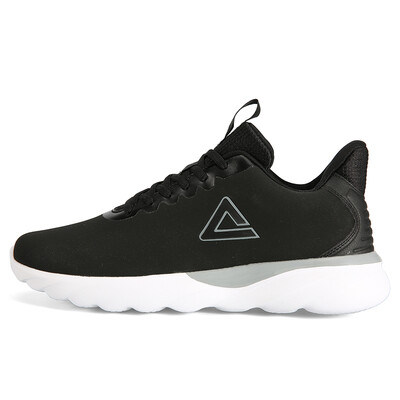 

PEAK mens shoes autumn&winter new light casual wear running shoes comfortable casual shoes DH840551 black big white 40 yards