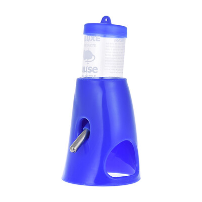 

80ml Hamster Dispenser Base Hut No Drip Water Drinking Bottle Kettle Hideout Toy for Guinea Pig Galesaur Chinchilla Small Animal