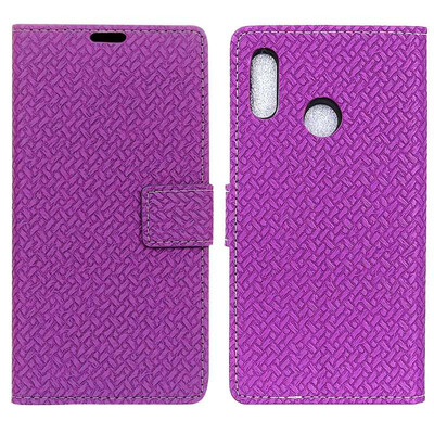 

MOONCASE Millet Mi 8 SE woven leather case - purple