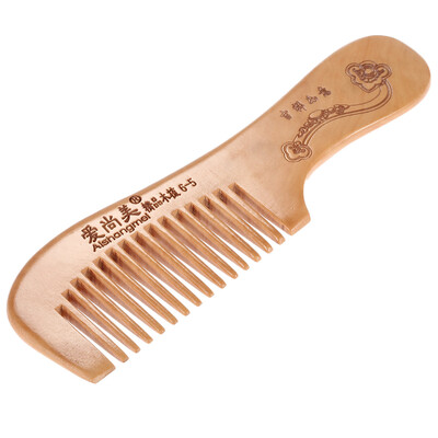 

1 Pc Wooden Comb Popular Natural Health Care Hair Comb Anti-static Comb Wood Hairbrush With Handle Massage Comb Hair Care