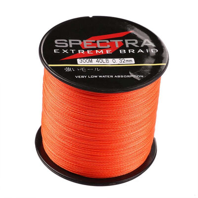 

4Strands 100M-2000M 6LB-300LB Test Orange 100%pe Dyneema Braided Fishing Line