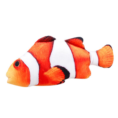 

Lovely Vivid Artificial Fish Mint Catnip Funny Lifelike Fish Shape Kitten Teaser Plush Pet Cat Puppy Dog Sleeping Cushion Toy