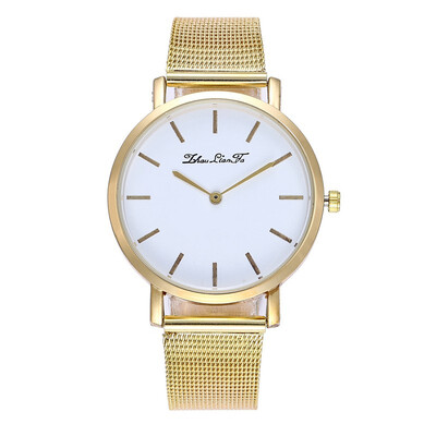 

Wrist Watch Stainless steel mesh quartz watch fashion Student Watch for man women