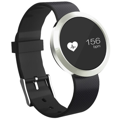 

Fitband F4 Smart Brace Sport Монитор сердечного ритма Спортивный шаг Heart Rate Sleep Monitor Напоминание о входящем звонке Dark Grey Silver