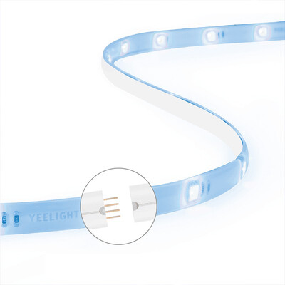 

" Smart Wifi LED Light Strip Xiaomi Yeelight LightStrip Plus 1 m Colour Changing Dimmable LED Smart Extension Yeelight Color Light with Extension Pack"