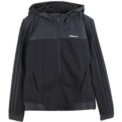 

Adidas ADIDAS NEO Womens Casual Sports Series W EMBRD ZIP HDY Sports Hooded Jacket DX0047 L Code