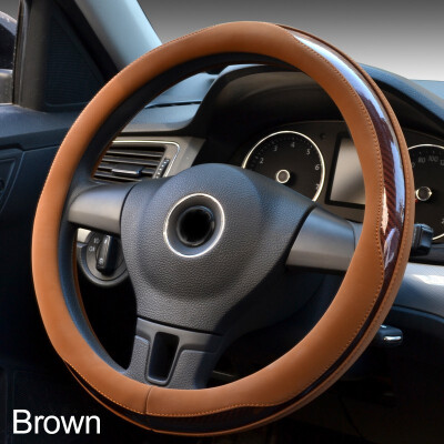 

1 Pcs Automobile Steering Wheel Cover durable fiber Fashion Multi-color Non-slip comfortable Car Interior Protection Accessories