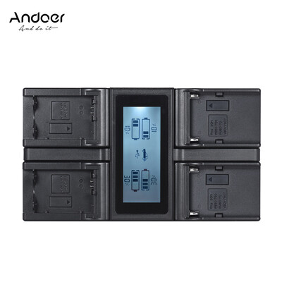 

Andoer NP-FZ100 4-Channel LCD Digital Camera Battery Charger for Sony A7III A9 A7RIII A7SIII