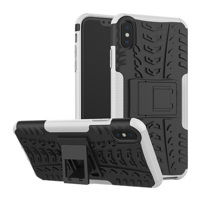 

Fecoprior Case for iPhone  Max Back Cover Stand Silicon TPU PC Armor Heavy Rugged Phone Celulars Fundas Coque