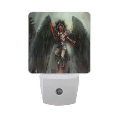 

ALAZA LED Night Light With Smart Dusk To Dawn SensorAngel Girl With Wings Plug In Night Light