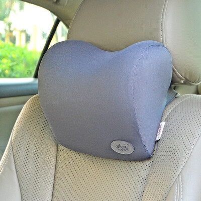 

With the car companion car headrest neck pillow space memory cotton car pillow pillow car car pillow simple gray T-T1408