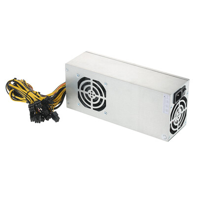 

2400W Switching Server Power Supply 90 High Efficiency Professional Mining Machine Power Source for Ethereum S9 S7 L3 Rig Mining