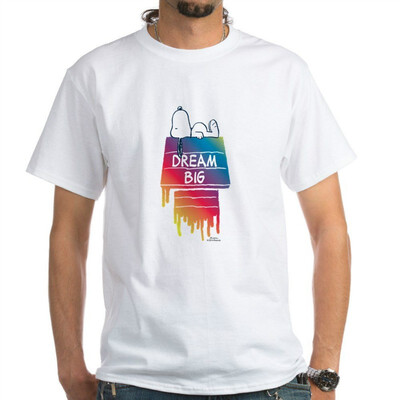 

CafePress - Peanuts Snoopy Snoopy Dream On White T-Shirt - 100 Cotton T-Shirt White
