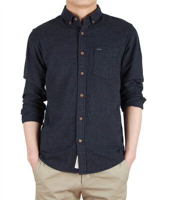 BIIFREE Mens Clothing Navy Mens Shirts Casual Button-Down Long Sleeve Shirts 100 COTTON
