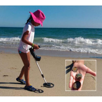 

Metal Detector Deep Target Power Treasure Hunting Gold Waterproof Coil