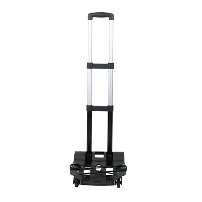 

Portable Foldable Luggage Shopping Travel Cart Flatbed Trailer Trolley Barrow with Two Universal Wheels&Two Truck Wheels