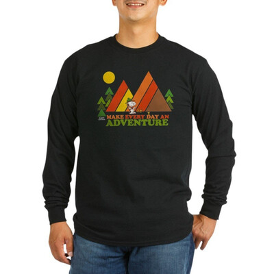 

CafePress - Snoopy-Make Every Day an - Unisex Cotton Long Sleeve T-Shirt