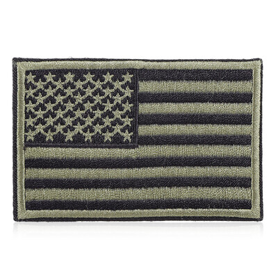 

American Flag Patch Embroidered Army Badge Armband Uniform Emblem Patch Sticker for Backpack Jacket Cap