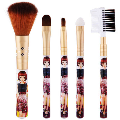 

[Jingdong supermarket] excellent home (UPLUS) beginners professional makeup brush 5 sets (color random) (make-up tools blush brush eye shadow brush brush eye shadow stick)