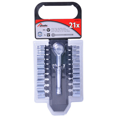 

Tactix 734021 ONSITE series ratchet wrench set 21 two-way fast wrench sleeve wrench wrench wrench wrench