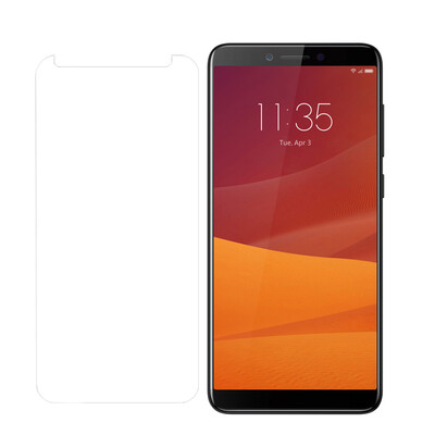 

For Lenovo K5 Phone Protective Tempered Glass Screen Protector Film Anti-scratch Anti-dirt