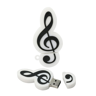 

4G 8GB 16GB 32GB 64GB 128GB Music Note Model Pen Drive USB Flash Drive PenDrive Memory Stick U Disk USB Stick USB Drive Flash Disk