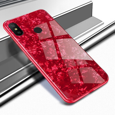 

Goowiiz Phone Case For Xiaomi RedMi 66A6 ProS2 Luxury Soft Edge Silicone Frame Glass Shell Cover