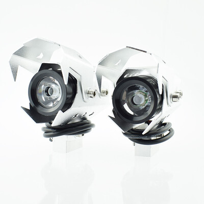 

2pcs Motorcycle U8 LED Headlamp 12V 125W motorbike headlights led moto spotlight Motorbike driving spot head lamp DRL Fog light