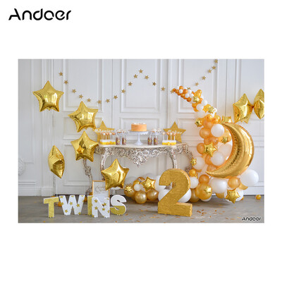 

Andoer 21 15m7 5ft First Birthday Backdrop Balloon Cake Photography Background Baby Kids Photo Studio Pros