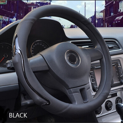 

Car interior protection accessories Micro Fiber Leathe 363840cm Car Steering Wheel Cover for most cars Antiskid Comfortable