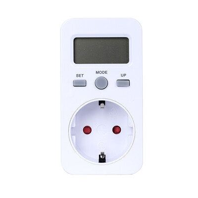

Digital Power Meter Plug-in Socket Electric Wattmeter Energy Monitor Meter LCD Display Household Measuring Socket Analyzer