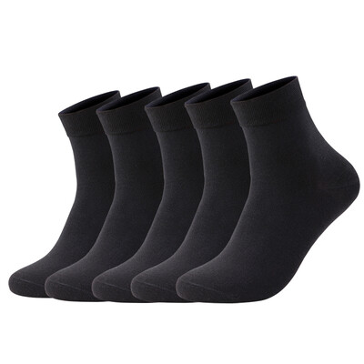 

Heng Yuan Xiang Ben life red socks cotton socks thick section Fu word red 5 double loaded
