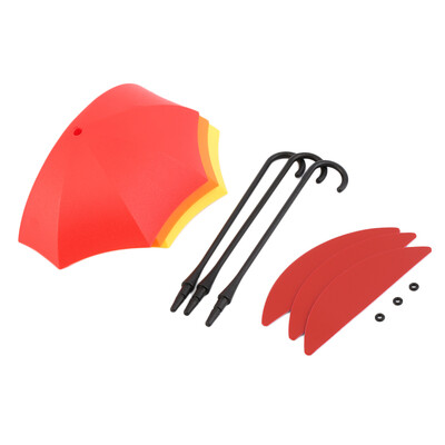 

3Pcs Colorful Umbrella Wall Hook Key Hair Pin Holder Organizer Decorative