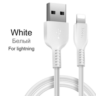 

Hoco For iPhone Cable Fast Data Charging USB Cable For iPhone 8 7 6 6s Plus 5 iPad Air Mini Charger Mobile Phone Cables