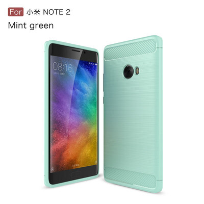 

Fivice Xiaomi Redmi note 2 case Luxury brushed carbon fiber TPU soft shell