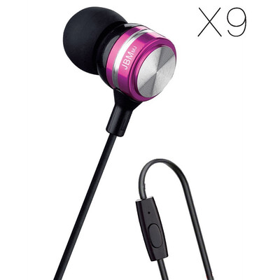 

Arrivals JBMMJ X9 In Ear Earphone Metal Stereo In-ear Headphones Headset Auriculars 4 Colors With Microphone