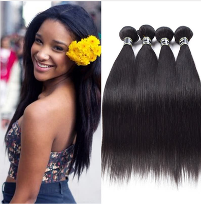 

Straight Hair Bundles Brazilian Virgin Straight Hair 4 Bundles Top Quality Human Hair Extensions Silky Texture