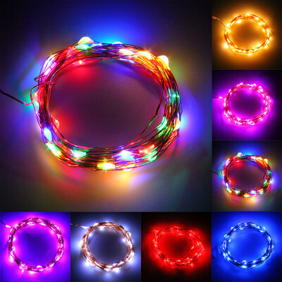 

5M 50LED String Fairy Light Battery Operated Xmas Lights Party Wedding Decor